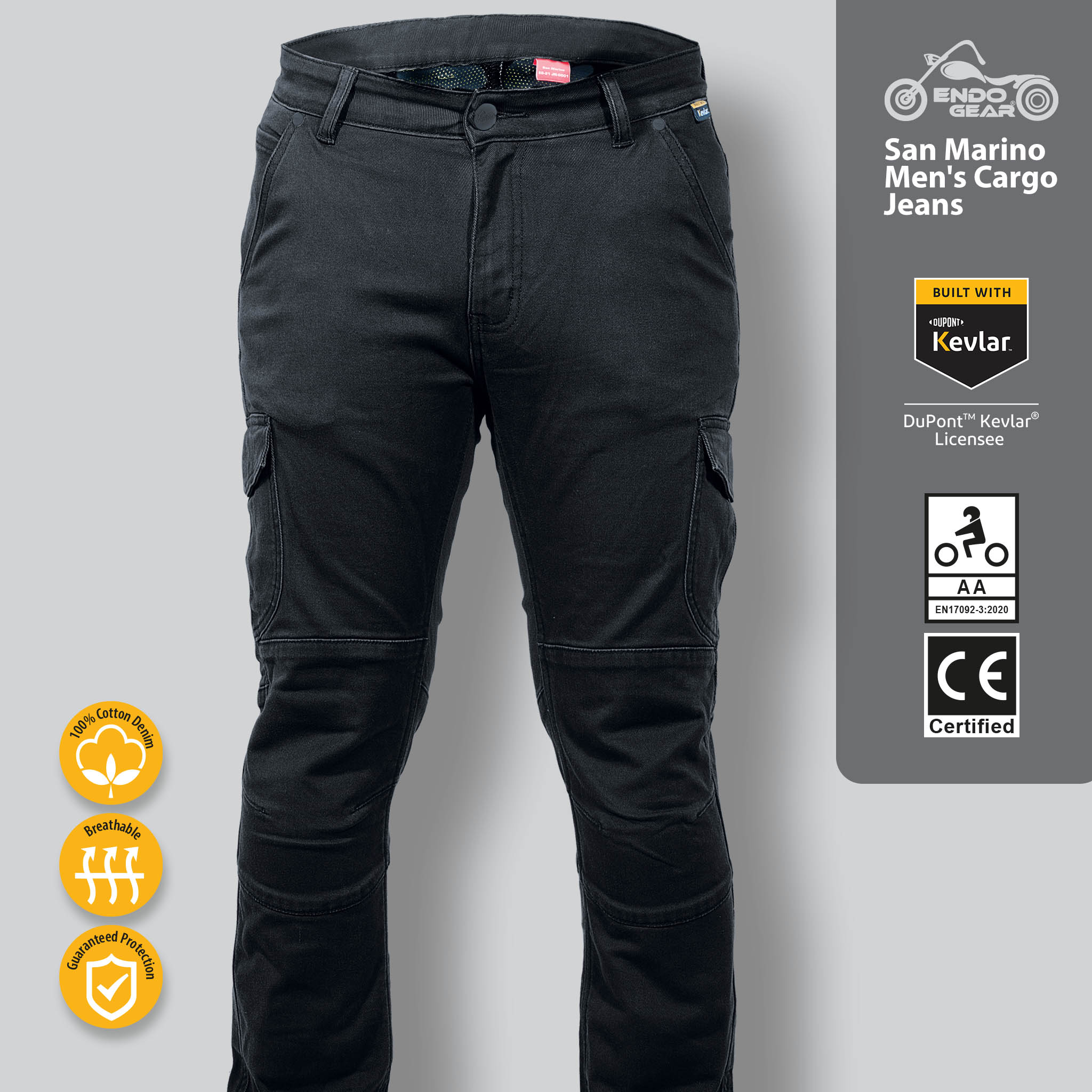 Motorcycle Riding Jeans Kevlar Motorbike Racing Pants with
