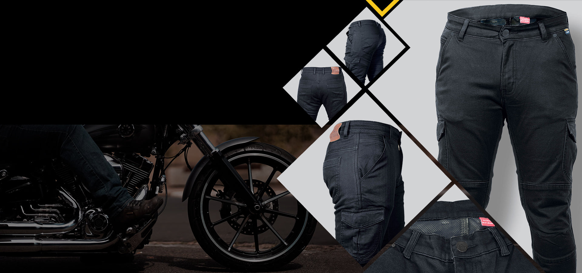 Men Best Kevlar Reinforced Motorcycle Jeans - EndoGear