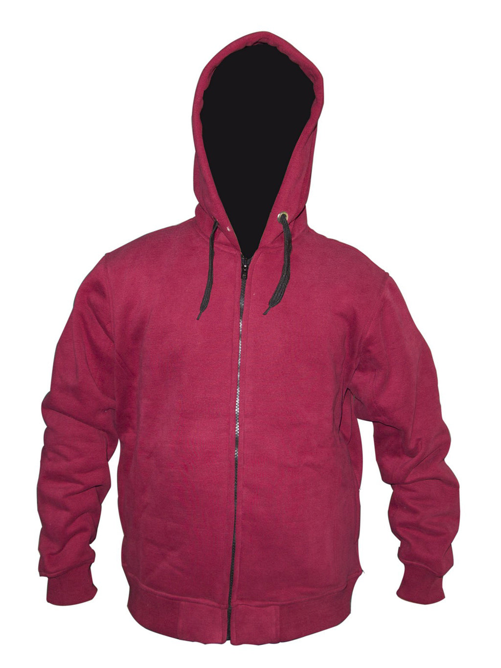 Biker Sweatshirt Red Hoodie